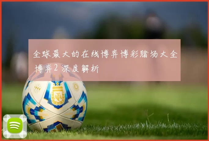 全球最大的在线博弈博彩赌场大全 博弈2 深度解析